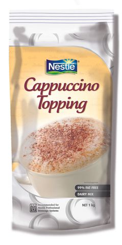 CAPPUCCINO TOPPING SOFT PACK NESTLE x 750g (8)