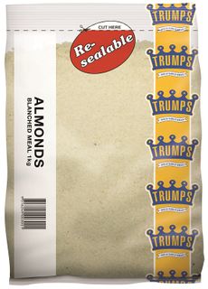 ALMOND MEAL (GROUND)  BLANCHED TRUMPS x 1kg (10)