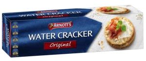 WATER CRACKERS ARNOTTS 20 x 125g