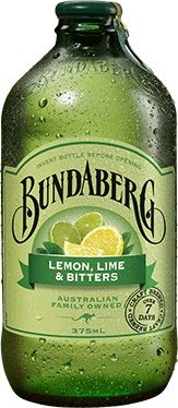 LEMON LIME BITTERS BUNDABERG 12 x 375ml