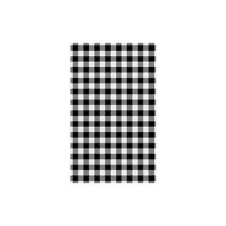 BLACK WHITE CHECK GINGHAM GPROOF PAPER x 200 (10)