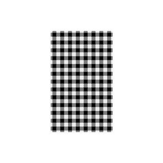 BLACK WHITE CHECK GINGHAM GPROOF PAPER x 200 (10)