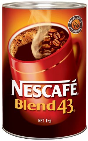 NESCAFE BLEND 43 COFFEE x 1kg (6)