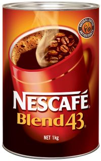 NESCAFE BLEND 43 COFFEE x 1kg (6)