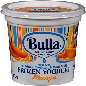 BULLA MANGO FROZEN YOGHURT CUPS 200g x 36