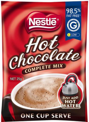 HOT CHOC MIX PORTIONS NESTLE 100 x 25g