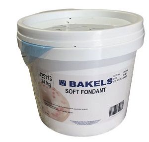 BAKELS WHITE FONDANT SOFT x 14kg