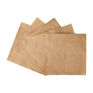 SAVILL 2PLY BROWN COCKTAIL NAPKIN x 250 (8)