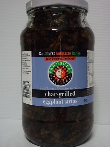EGGPLANT CHARGRILL STRIPS GFREE x 2kg (6)