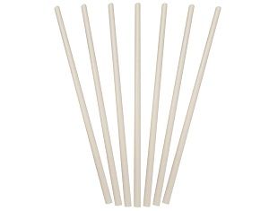 ART SERIES PAPER STRAWS BIOPAK 6mm REGULAR x 250 (10)