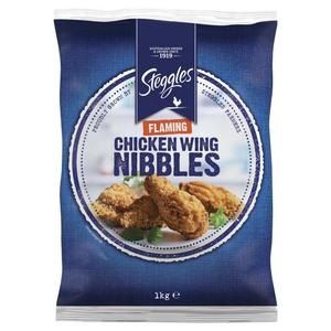 FLAMING CHICKEN WING NIBBLES STEGGLES x 1kg (6)