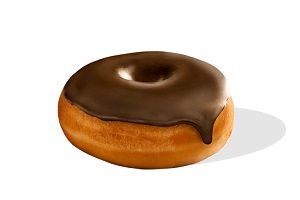 LARGE CHOCOLATE DONUTS BALFOURS 12 x 120g