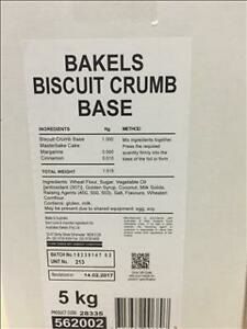 BISCUIT BASE BAKELS x 5kg