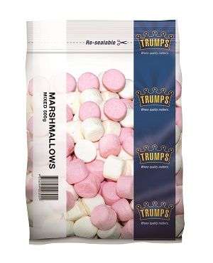 MARSHMALLOWS PINK WHITE TRUMPS x 500gr (10)