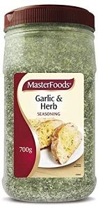 GARLIC HERB SEASONING MASTERFOODS x 700g (6)