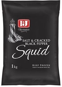 SALT CRACKED BLACK PEPPER SQUID I&J x 1kg (3)