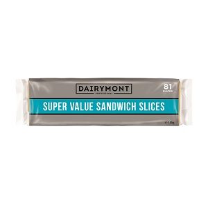 DAIRYMONT SUPERVALUE SLICED CHEESE x 1.5kg (8)