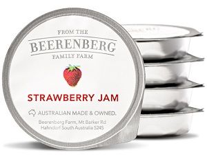 BEERENBERG STRAWBERRY JAM PORTION 14g x 120