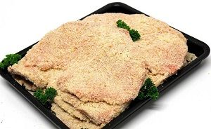 BEEF SCHNITZEL FRESH CRUMBED KGM x kg