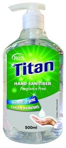 HAND SANITISER TITAN JASOL x 500ml (12)