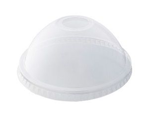 LID DOME SUIT 12oz CLEAR CUP HIKLEER x 100 (10)