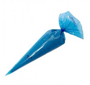 PIPING BAG DISP 12" FLAT BLUE x 100 (10)