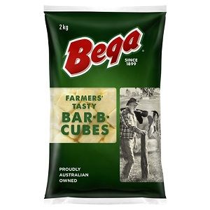 CUBED CHEESE GFREE BEGA x 2kg (6)