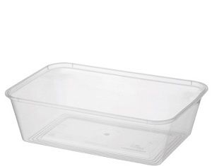 650ml RECTANGLE CONTAINER BONSON x 50 (10)