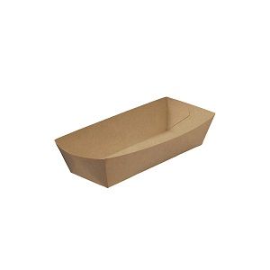 HOTDOG TRAY SINGLE KRAFT REDISERVE x 250