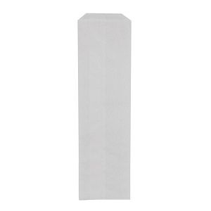 WHITE PLAIN CUTLERY BAGS PAPER SAVILL 250 x 95 x 1000