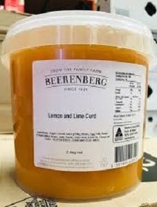BEERENBERG LEMON LIME CURD x 2.4kg (2)