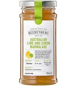 BEERENBERG AUST LEMON LIME MARMALADE x 300g (8)