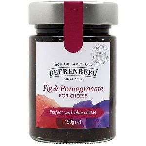 BEERENBERG FIG POMEGRANATE FOR CHEESE x 190g (8)
