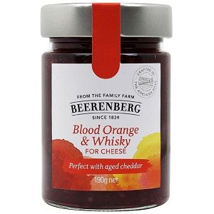 BEERENBERG BLOOD ORANGE WHISKEY FOR CHEESE x 190g (8)