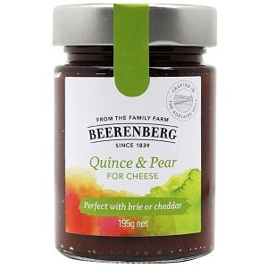 BEERENBERG QUINCE PEAR FOR CHEESE x 195g (8)