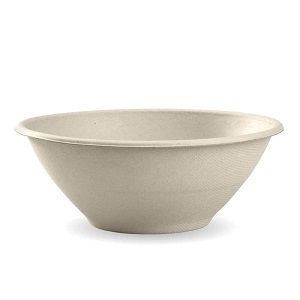 SUGARCANE 750ml ROUND POKE  BOWL CAWAY x 50 (8)