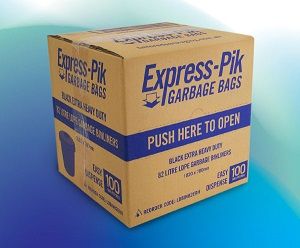 GARBAGE BAGS 82lt EXPRESS PIK CARTON 1020x780mm x 100
