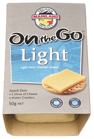 LIGHT CHEESE CRACKERS ON THE GO 7 x 50g