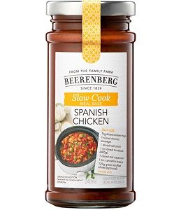 BEERENBERG SPANISH CHICKEN SLOW COOK SAUCE x 240ml (8)