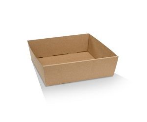 SMALL CATERING BOX  KRAFT BROWN x 10 (10)