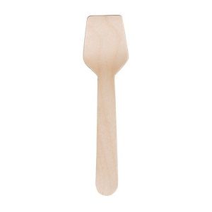 WOODEN GELATI SPOONS BYGREEN x 100 (20)