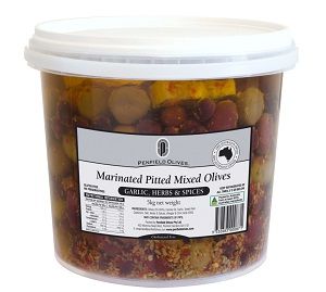 5kg MARINATED MIXED PITTED OLIVES PENFIELD