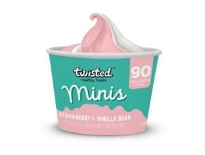 FROZEN YOGHURT STRAW/VANILLA BEAN TWISTED (GF) 120ml  x 36