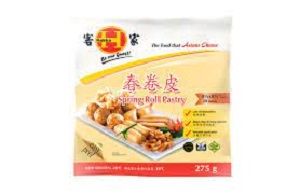 HAKKA SPRING ROLL WRAPPER 8.5"x 8.5" x 275g (40)