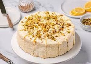 PRE CUT LEMON PISTACHIO CAKE PRIEST x 16 (2)