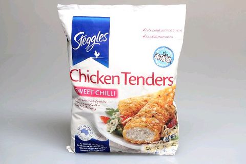 STEGGLES SWEET CHILLI CHICKEN TENDERS x 1kg (6)