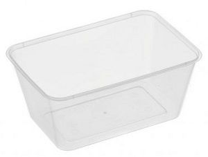 GENFAC 1000ml RECTANGLE CONTAINER x 50 (10)