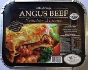 ANGUS BEEF LASAGNE ALLIED CHEF x 3kg