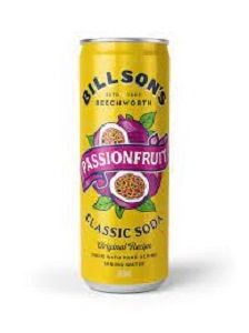 BILLSONS CLASSIC SODA PASSIONFRUIT 355ml x 12