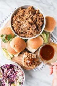 PULLED BBQ PORK COOKHOUSE CHILLED x 1kg (12)